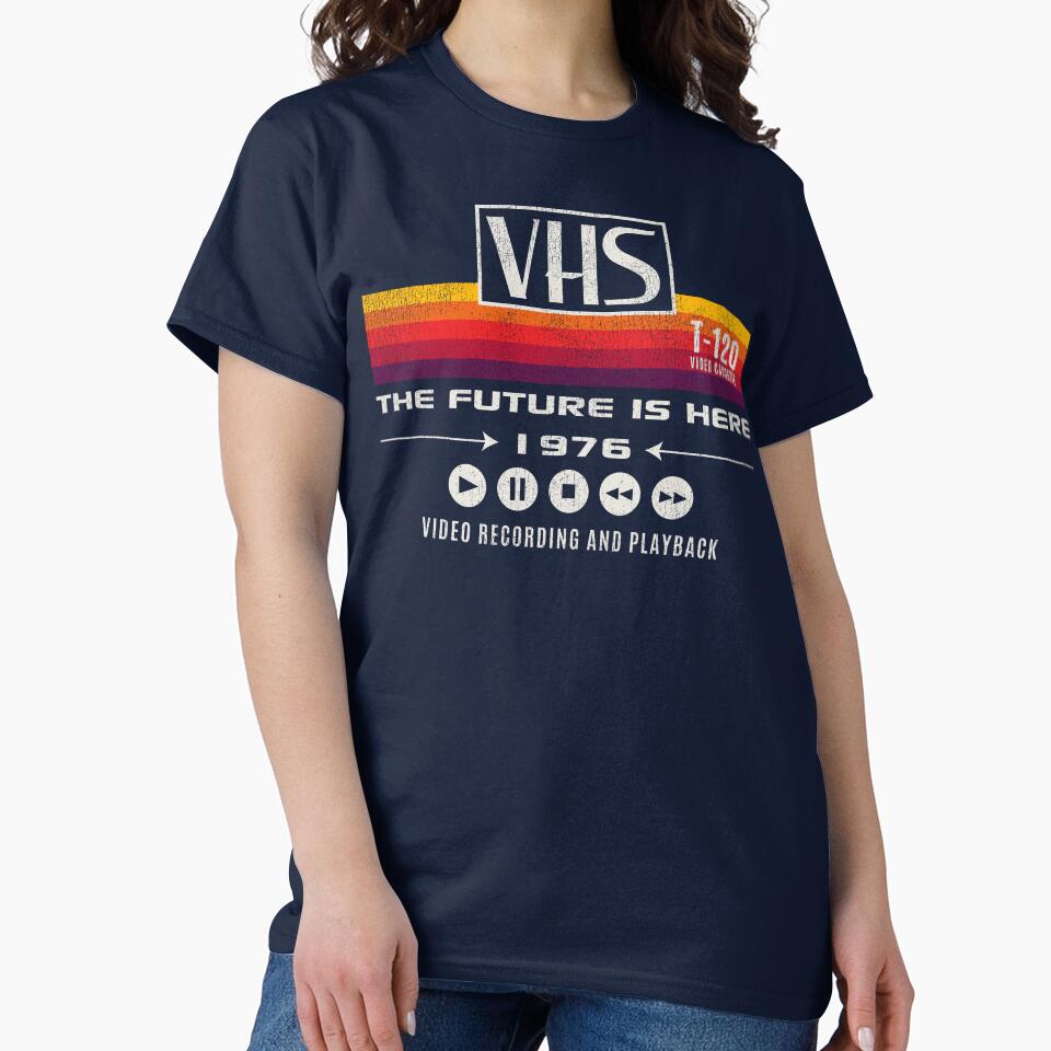 VHS The Future Is Here 1976 Worn Out Dks by Alema Art T-Shirts, Hoodie, Sweatshirt | BlankRebels.com (Image 2)