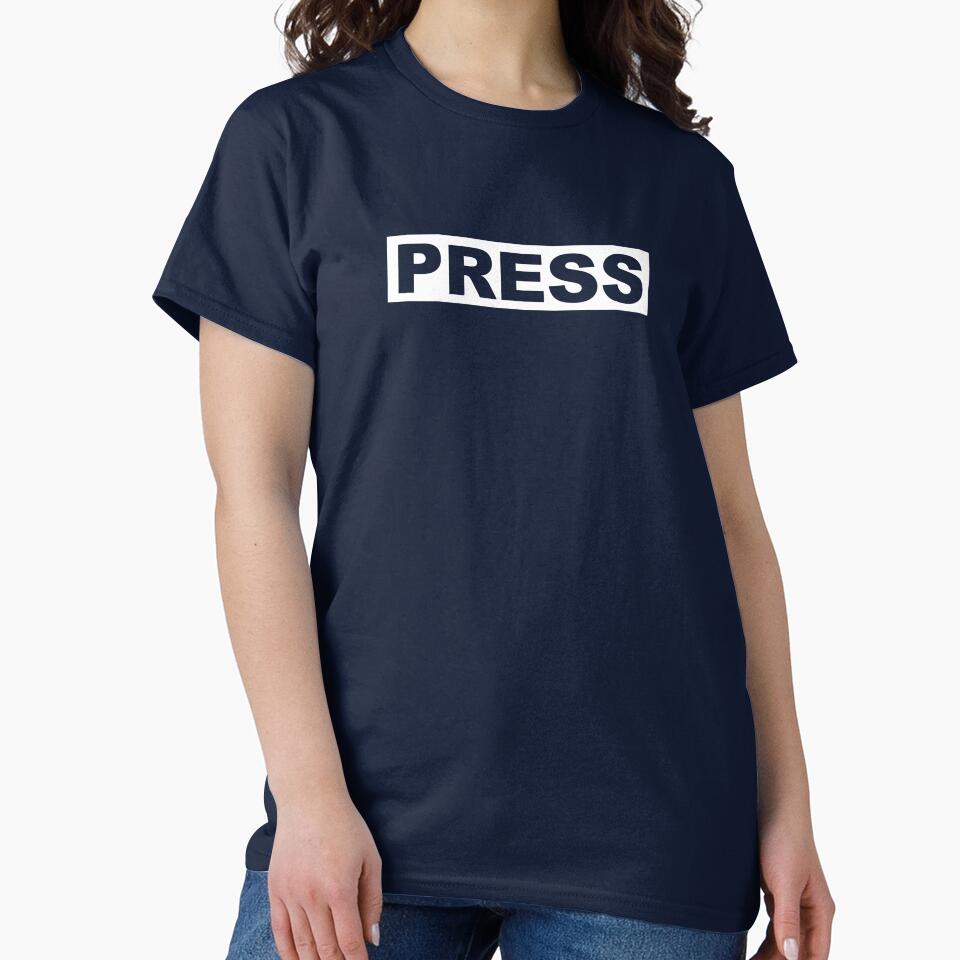 Press Logo ( Palestinian Journalist Motaz Azaiza) T-Shirts, Hoodie, Sweatshirt