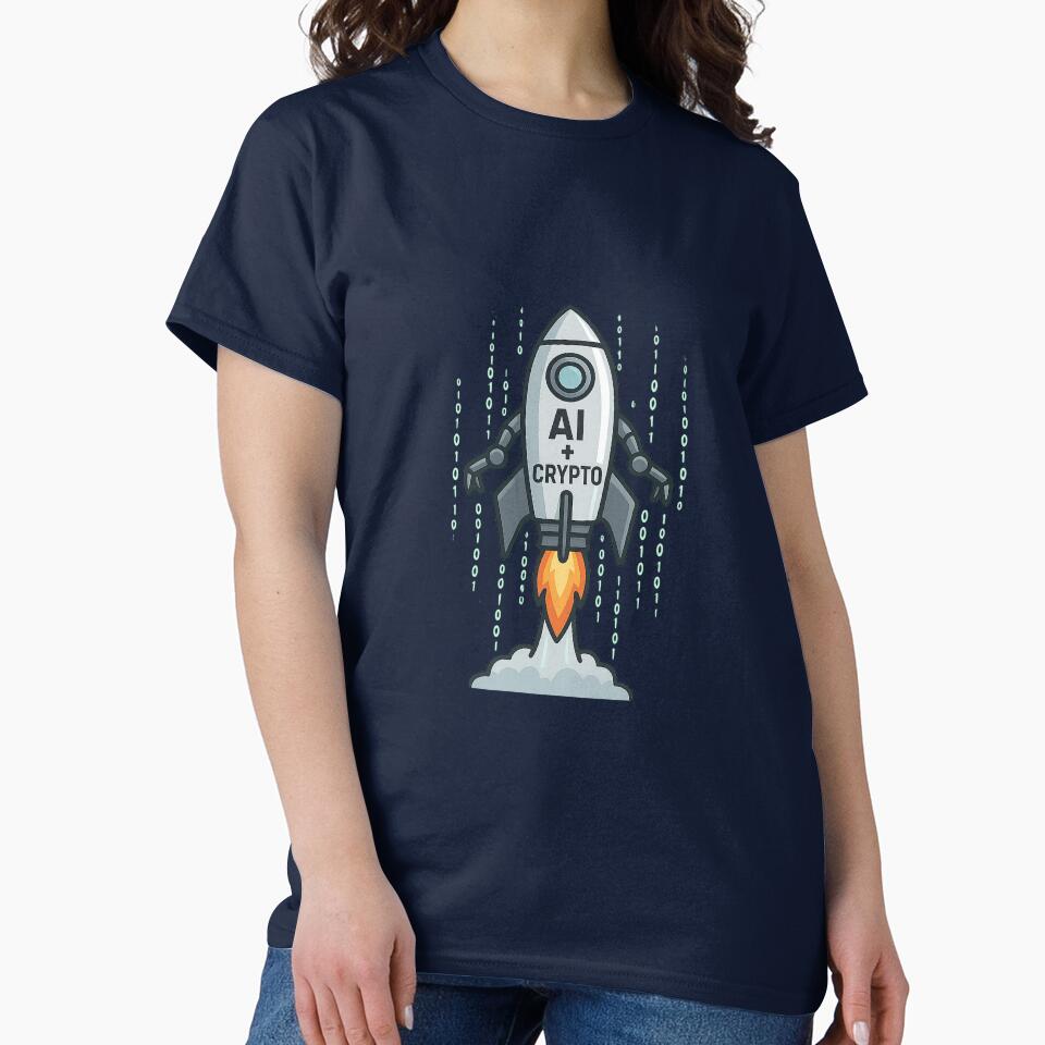DeFi Hype Rocket & AI Fusion – Crypto Growth Meme by Bratak T-Shirts, Hoodie, Sweatshirt | BlankRebels.com (Image 2)