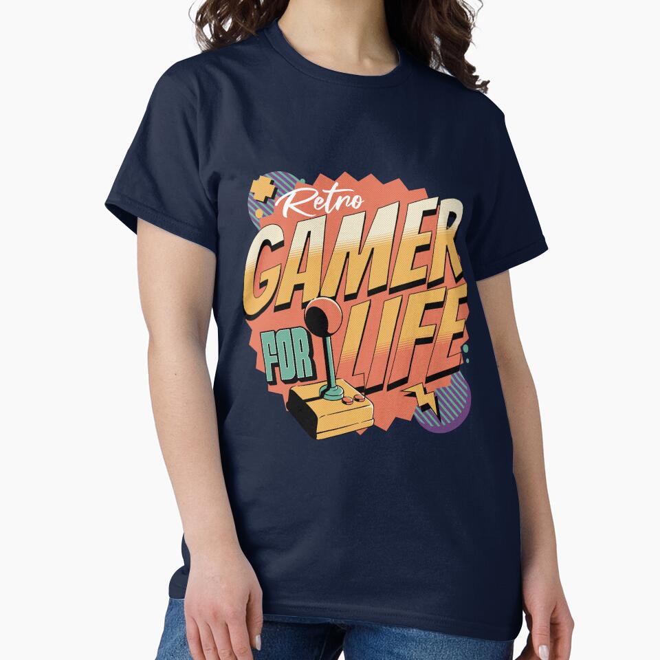 Retro Gamer For Life by Khihi