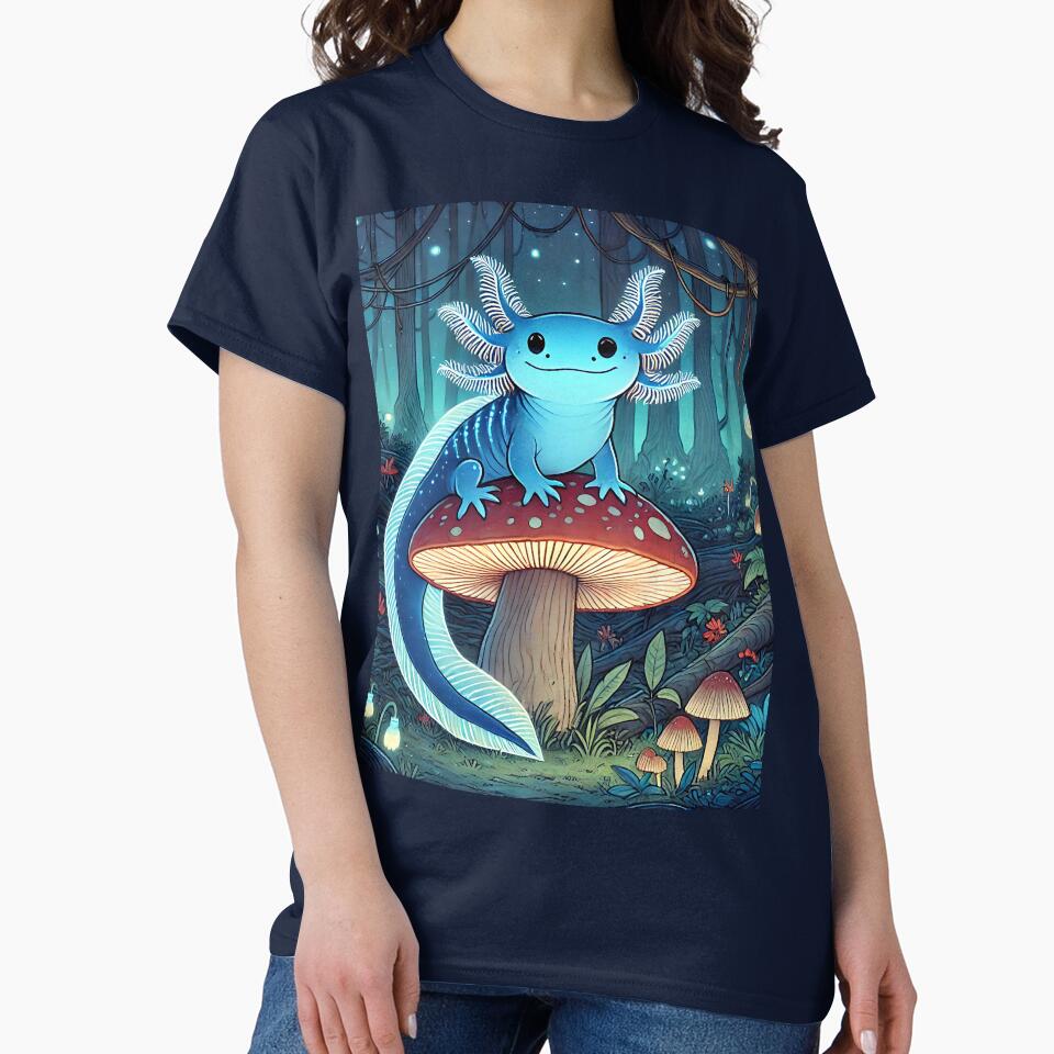 Axolotl Art #164 | Axolotl Lovers by ksgraphics222 T-Shirts, Hoodie, Sweatshirt | BlankRebels.com (Image 2)