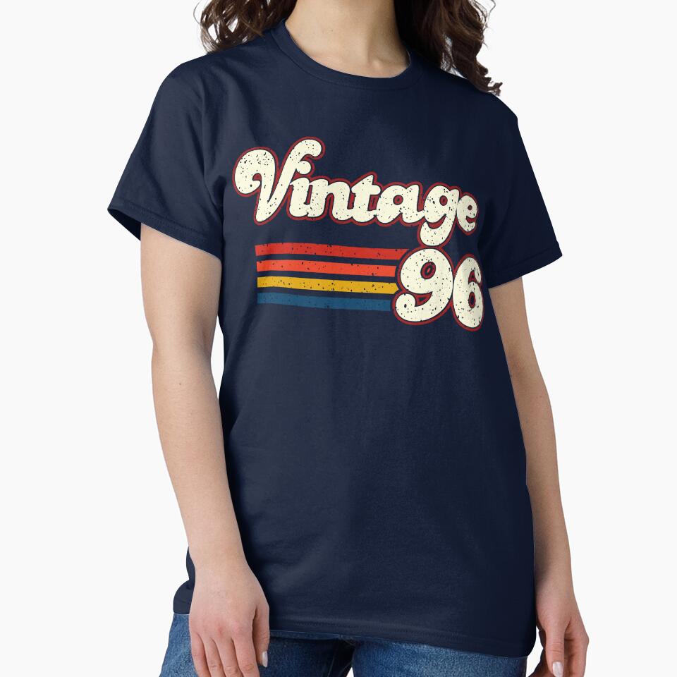Vintage 1996 30th Birthday Shirt Retro Style Thirtieth Bday Gift by LessIsLoud