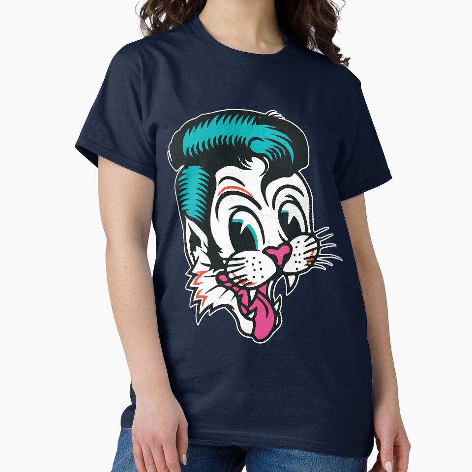 Men Women Guitar Rock Stray Cats by BrittaSchwab T-Shirts, Hoodie, Sweatshirt | BlankRebels.com (Image 2)