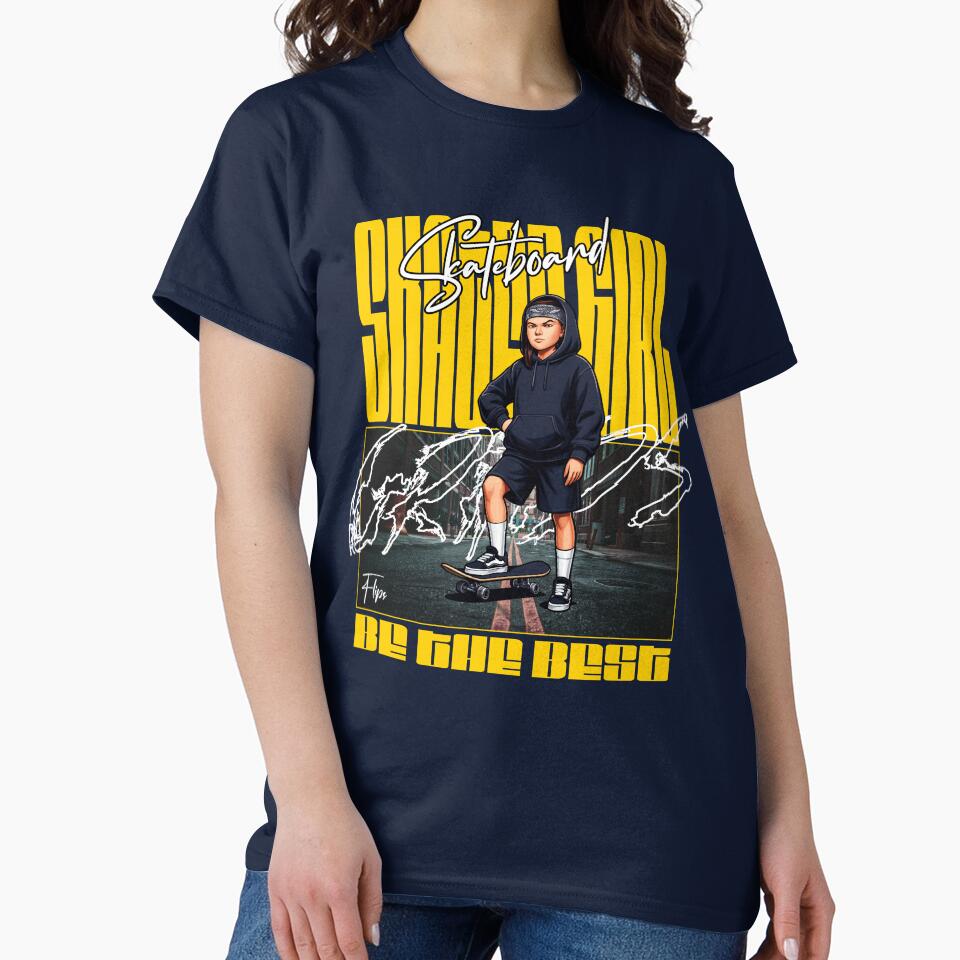 skateboard t-shirts for girls, urban clothing by Davimonst Hoodie, Sweatshirt | BlankRebels.com (Image 2)