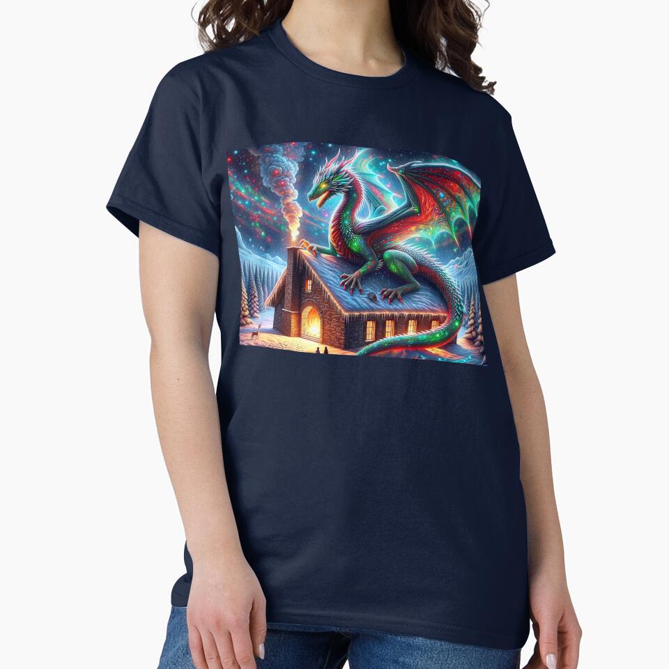 Wild Dragon on the Roof by M-Y-A-R-T- T-Shirts, Hoodie, Sweatshirt | BlankRebels.com (Image 2)