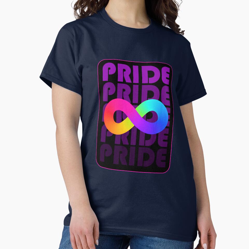 Neurodivergent Pride (Black) by PhineasSpoon T-Shirts, Hoodie, Sweatshirt | BlankRebels.com (Image 2)