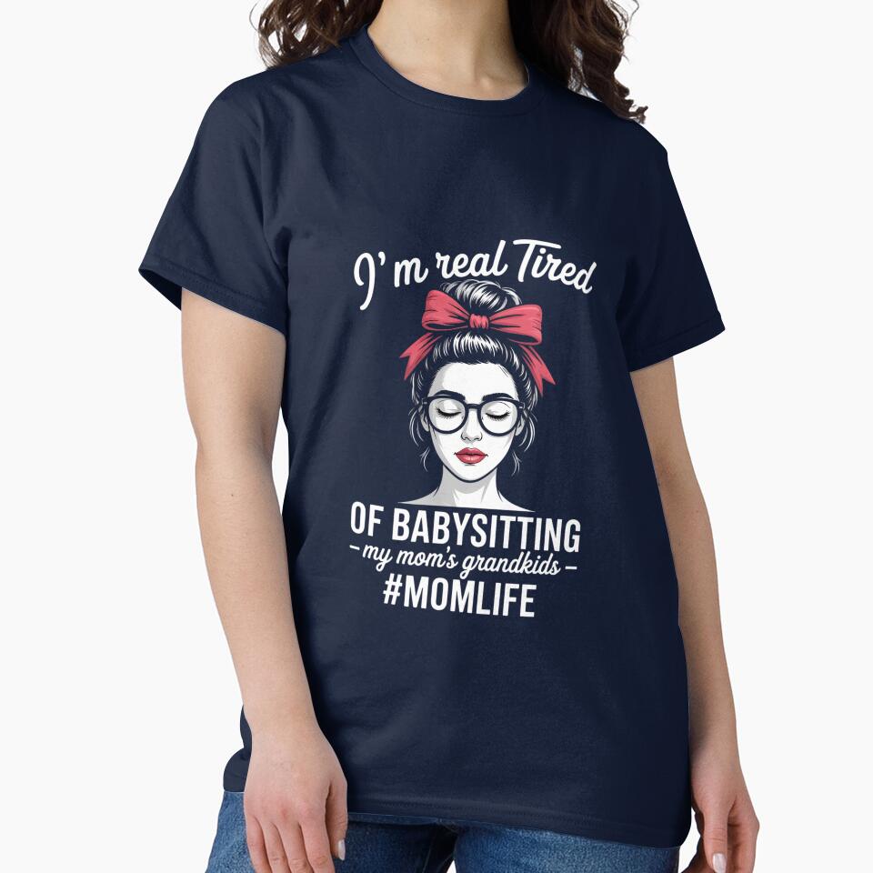 Mom Life Messy Bun Joke by gourpmerzihd T-Shirts, Hoodie, Sweatshirt | BlankRebels.com (Image 2)