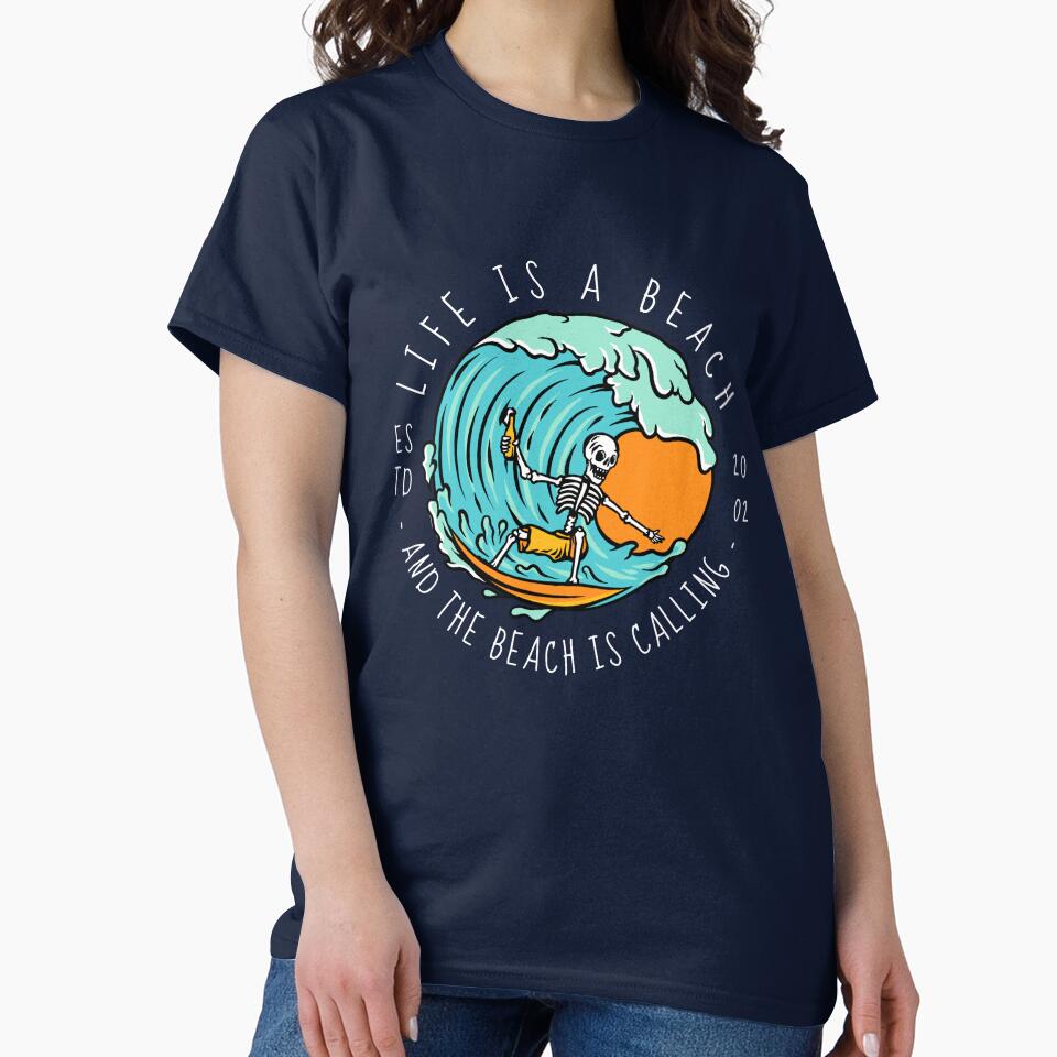Life is a Beach And The Beach Is Calling by FrescoNat T-Shirts, Hoodie, Sweatshirt | BlankRebels.com (Image 2)