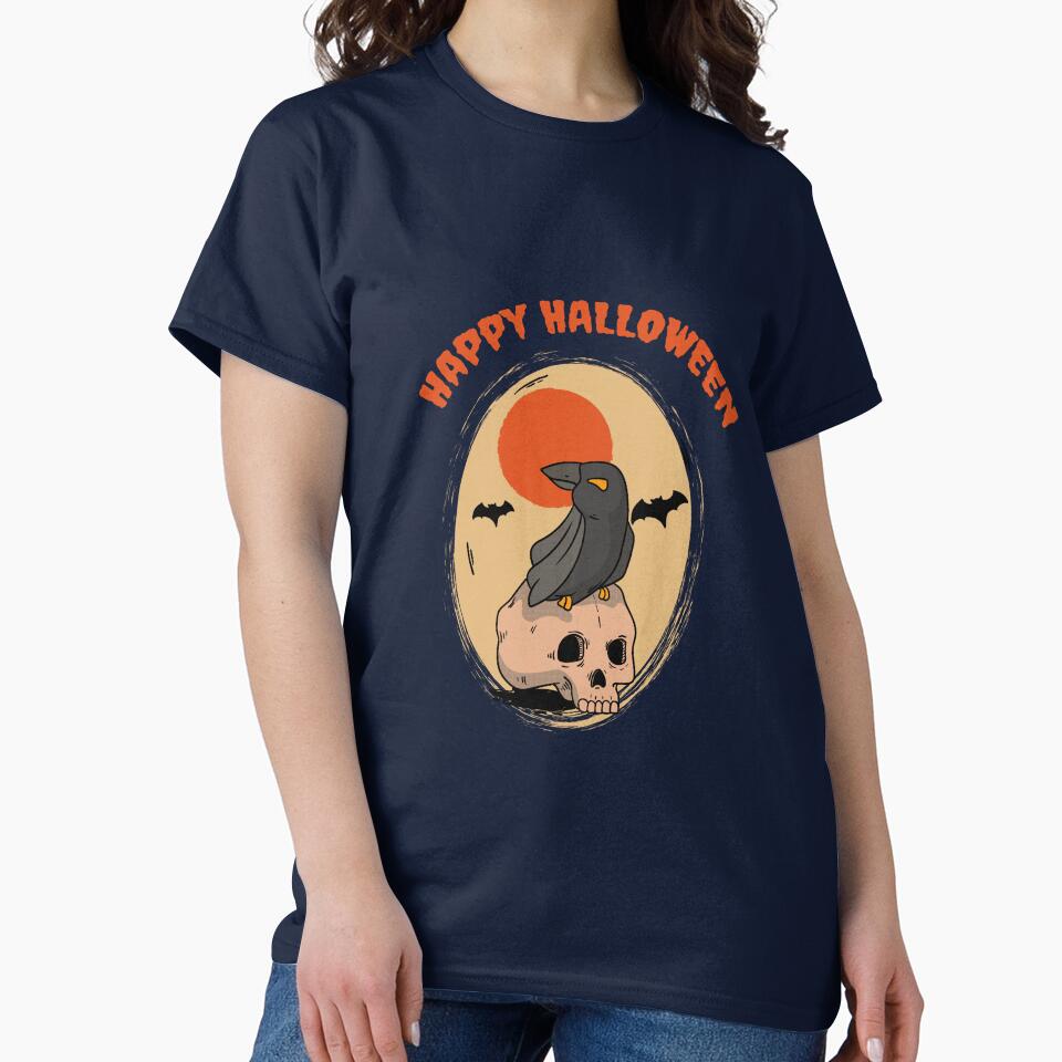 Halloween,bird,black by benaouichShop T-Shirts, Hoodie, Sweatshirt | BlankRebels.com (Image 2)