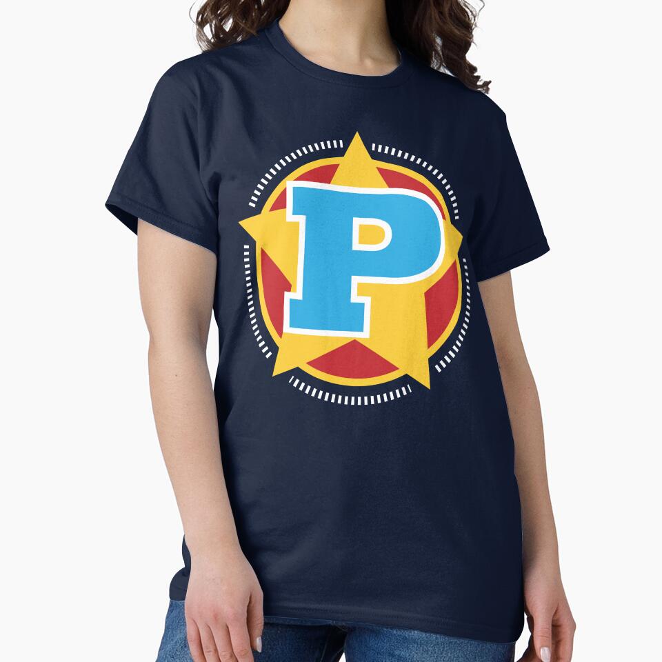 Superhero Letter P. Star Stripes T-Shirts, Hoodie, Sweatshirt