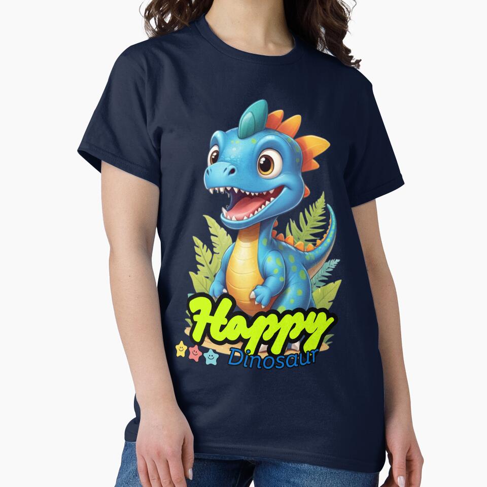 happy blue dinosaur by KIDS-PRINTS T-Shirts, Hoodie, Sweatshirt | BlankRebels.com (Image 2)