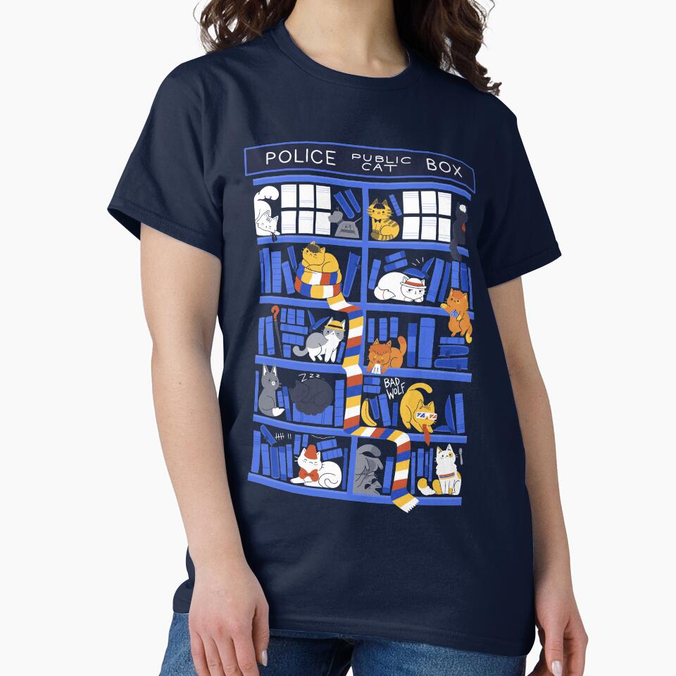 Library Box Who T-Shirts, Hoodie, Sweatshirt