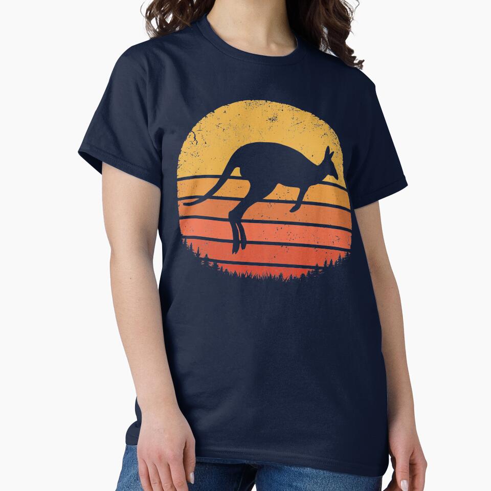 Kangaroo Retro by TigerTom Design T-Shirts, Hoodie, Sweatshirt | BlankRebels.com (Image 2)