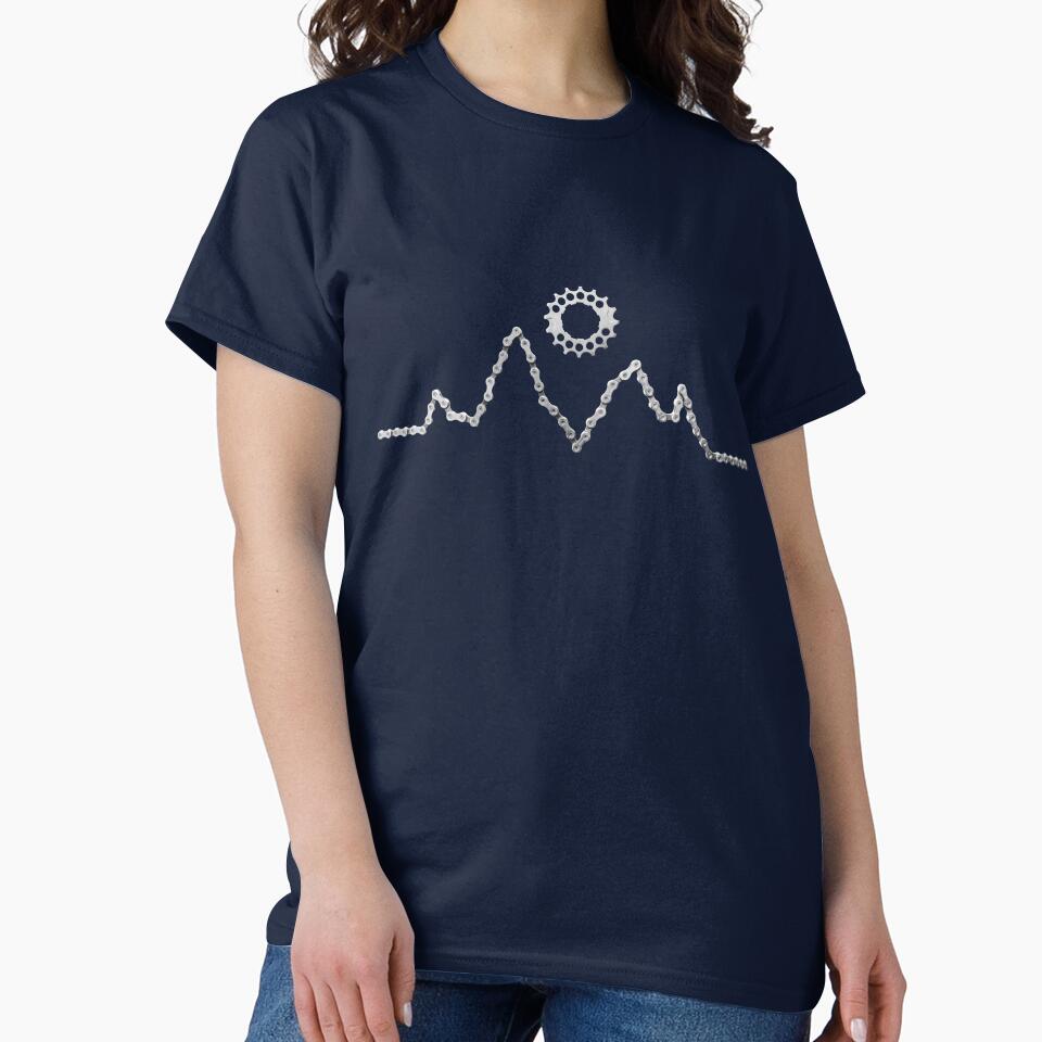 Bike Chain Mountains by Normandie Rainwater T-Shirts, Hoodie, Sweatshirt | BlankRebels.com (Image 2)