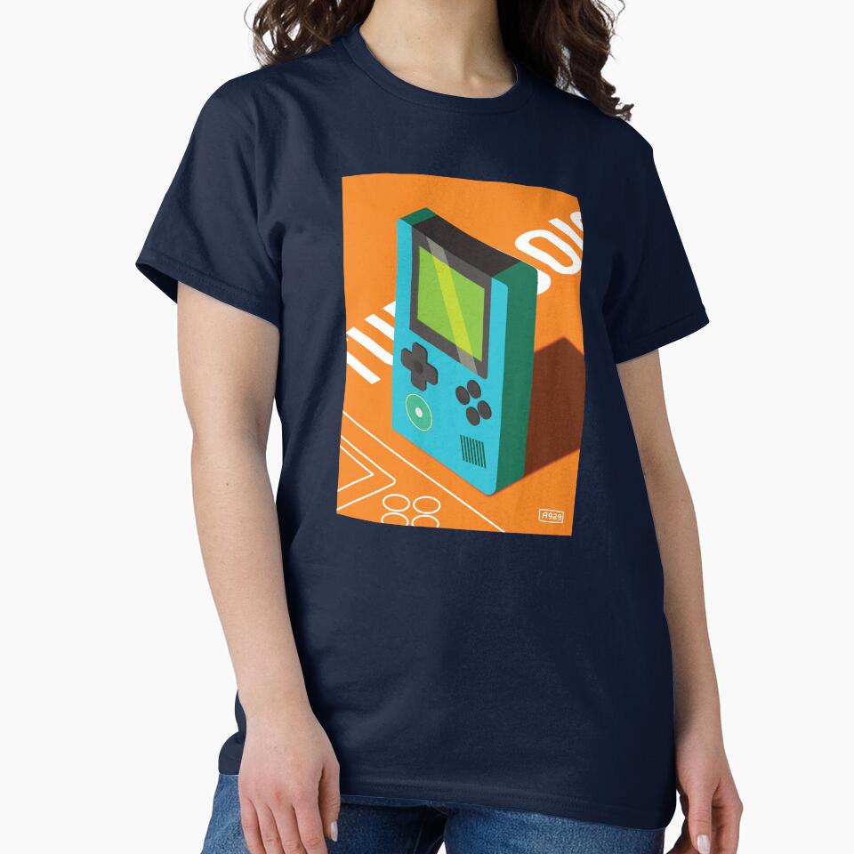 Retrolad2 Retro Style 90s gaming handheld reimagined - Turquoise by Artenine Arts T-Shirts, Hoodie, Sweatshirt (Image 2)
