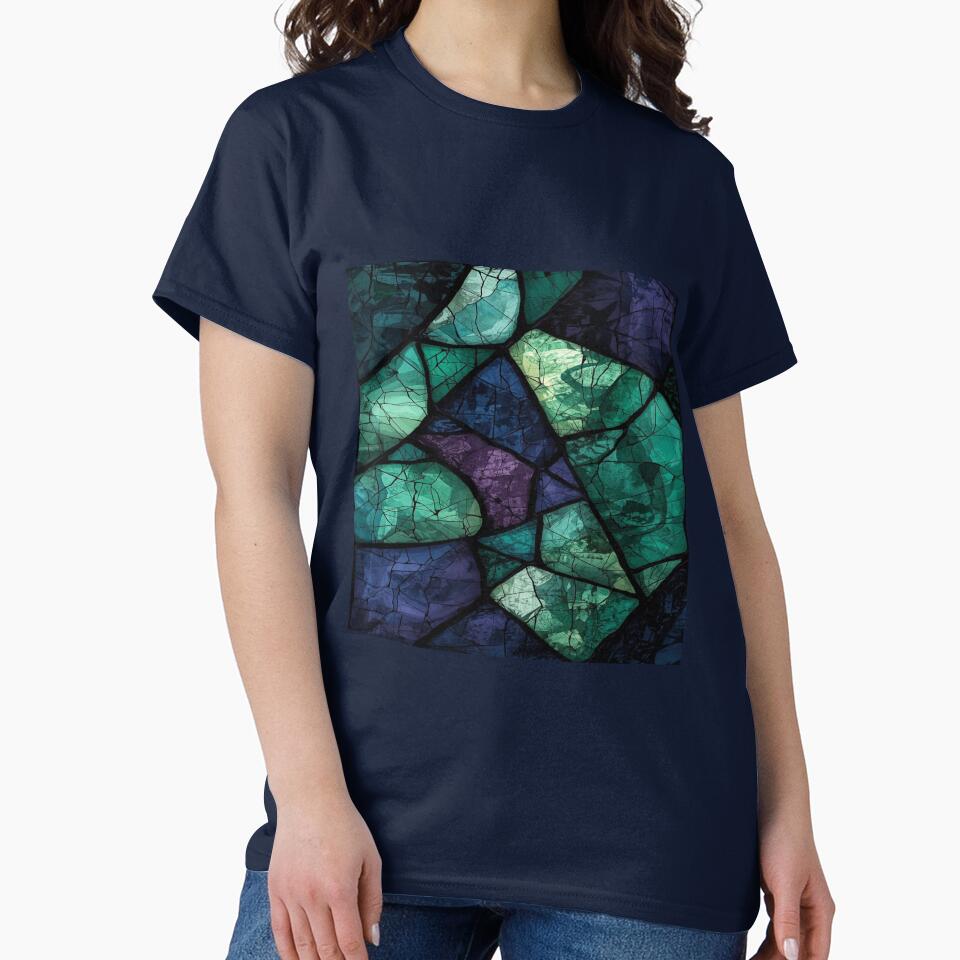 Gothic Stained Glass Abstract by mari0n980 T-Shirts, Hoodie, Sweatshirt | BlankRebels.com (Image 2)