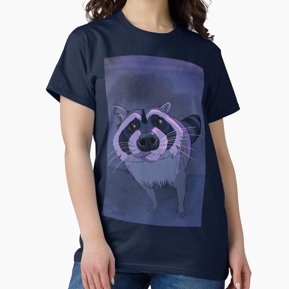 Purple Raccoon by Mackenzie Fischer T-Shirts, Hoodie, Sweatshirt | BlankRebels.com (Image 2)