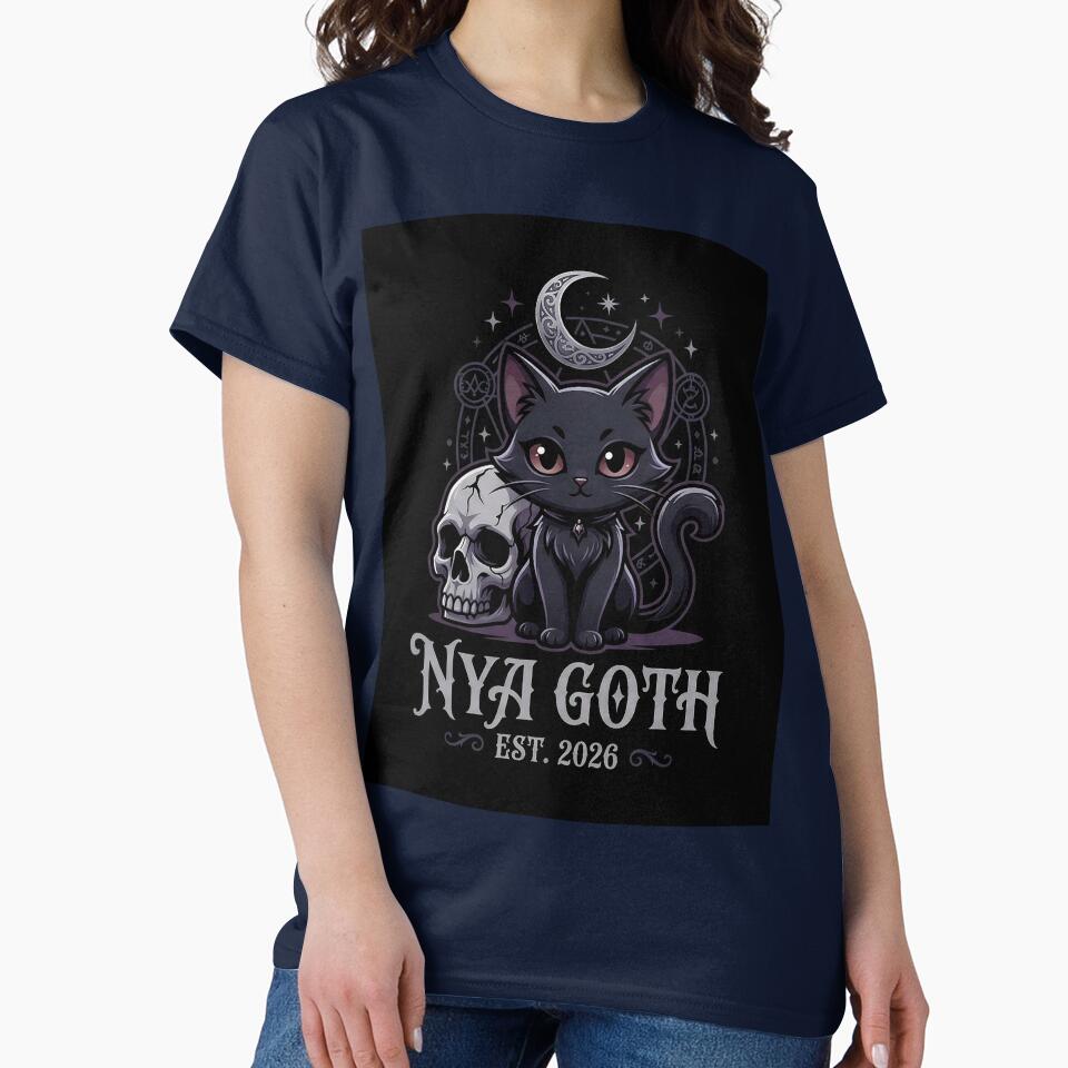 Nya Goth - Cyberpunk Occult Cat 2026 by Neo Tokio
