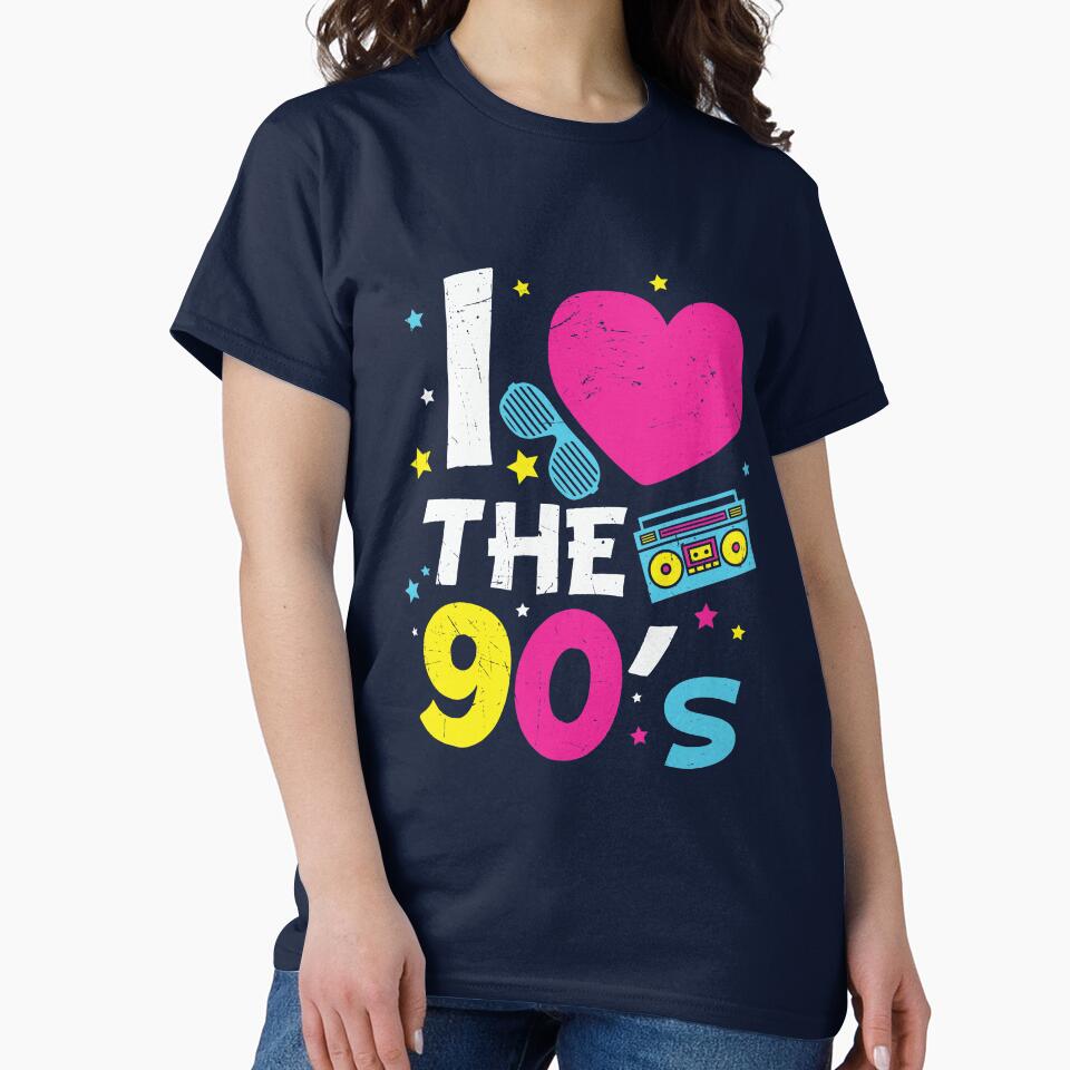 Retro Old Vintage Design Cassette Tape Sunglasses Stars I Love 90's by avinigav T-Shirts, Hoodie, Sweatshirt (Image 2)