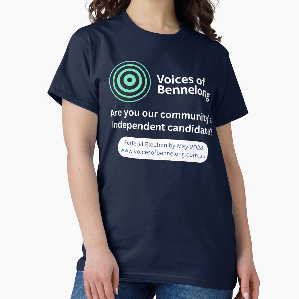 Copy of Voices of Bennelong Navy T'Shirt (Image 2)
