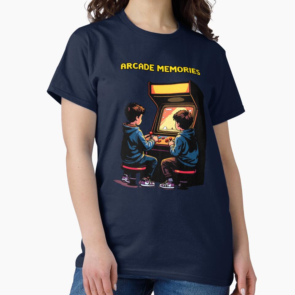 Arcade Memories Nostalgic Scene by Jollys-ArtShop T-Shirts, Hoodie, Sweatshirt | BlankRebels.com (Image 2)