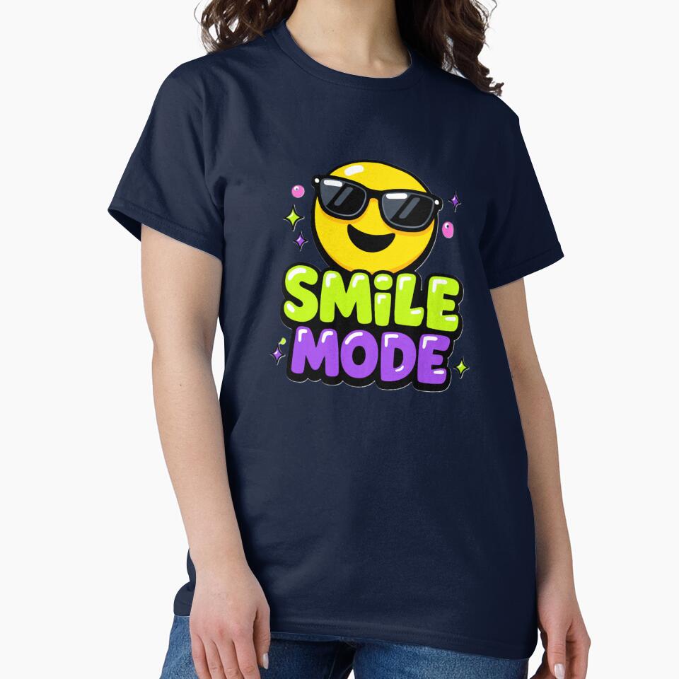 Smile Mode Y2K Smiley T-Shirts, Hoodie, Sweatshirt
