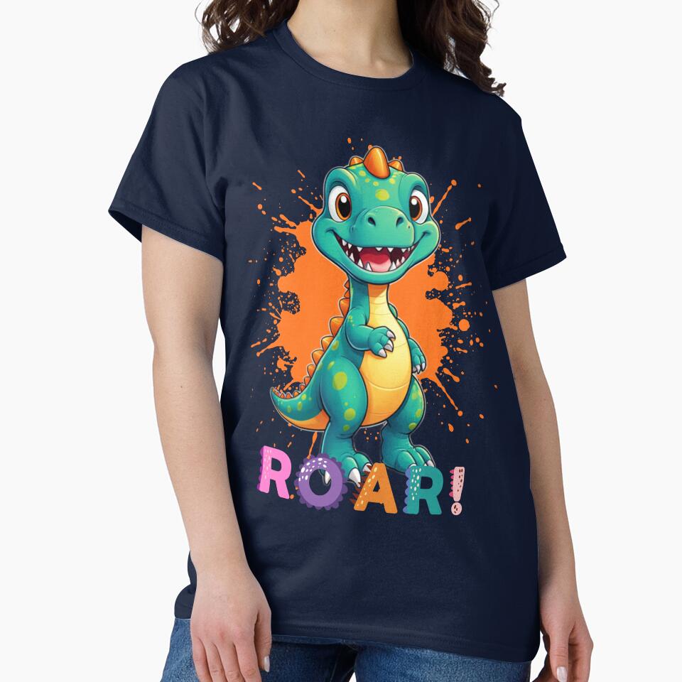 Dinosaur roar! by KIDS-PRINTS T-Shirts, Hoodie, Sweatshirt | BlankRebels.com (Image 2)