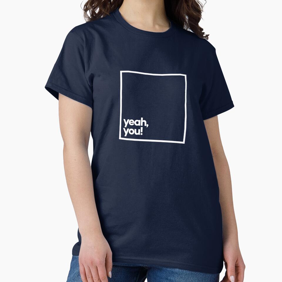 Yeah, You! Minimal White Typography by meeneemal T-Shirts, Hoodie, Sweatshirt | BlankRebels.com (Image 2)
