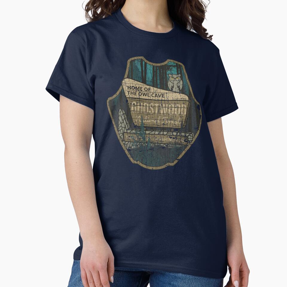 Ghostwood National Forest Sign 1989 by AstroZombie6669 T-Shirts, Hoodie, Sweatshirt | BlankRebels.com (Image 2)
