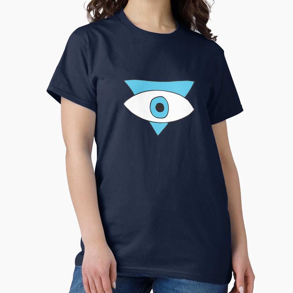Light Blue Evil Eye Triangle "Peace" by Mystikaa T-Shirts, Hoodie, Sweatshirt | BlankRebels.com (Image 2)