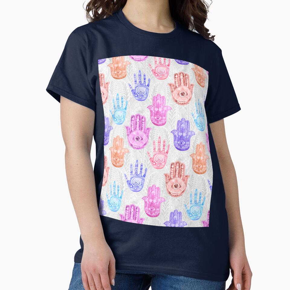 Hamsa Evil Eye Protection by EarthaDesigns T-Shirts, Hoodie, Sweatshirt | BlankRebels.com (Image 2)