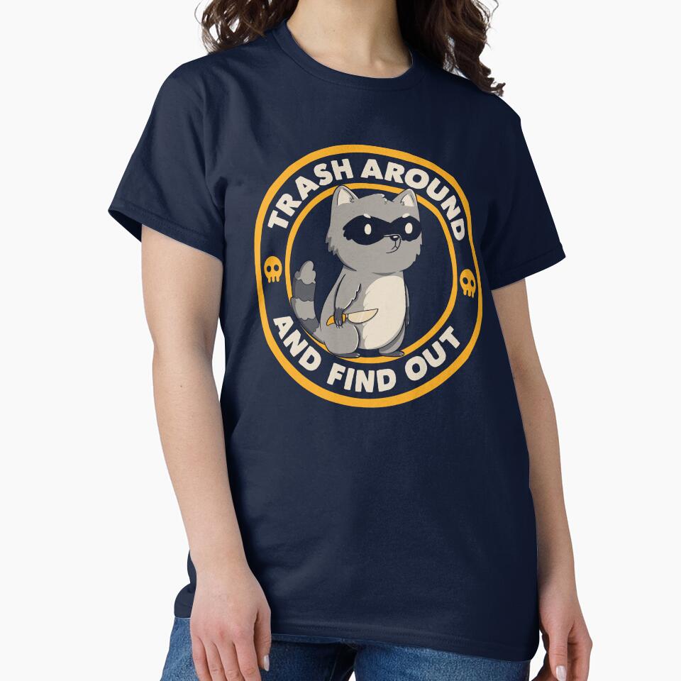Trash Around Raccoon by Tobe Fonseca by Tobe Fonseca® T-Shirts, Hoodie, Sweatshirt | BlankRebels.com (Image 2)