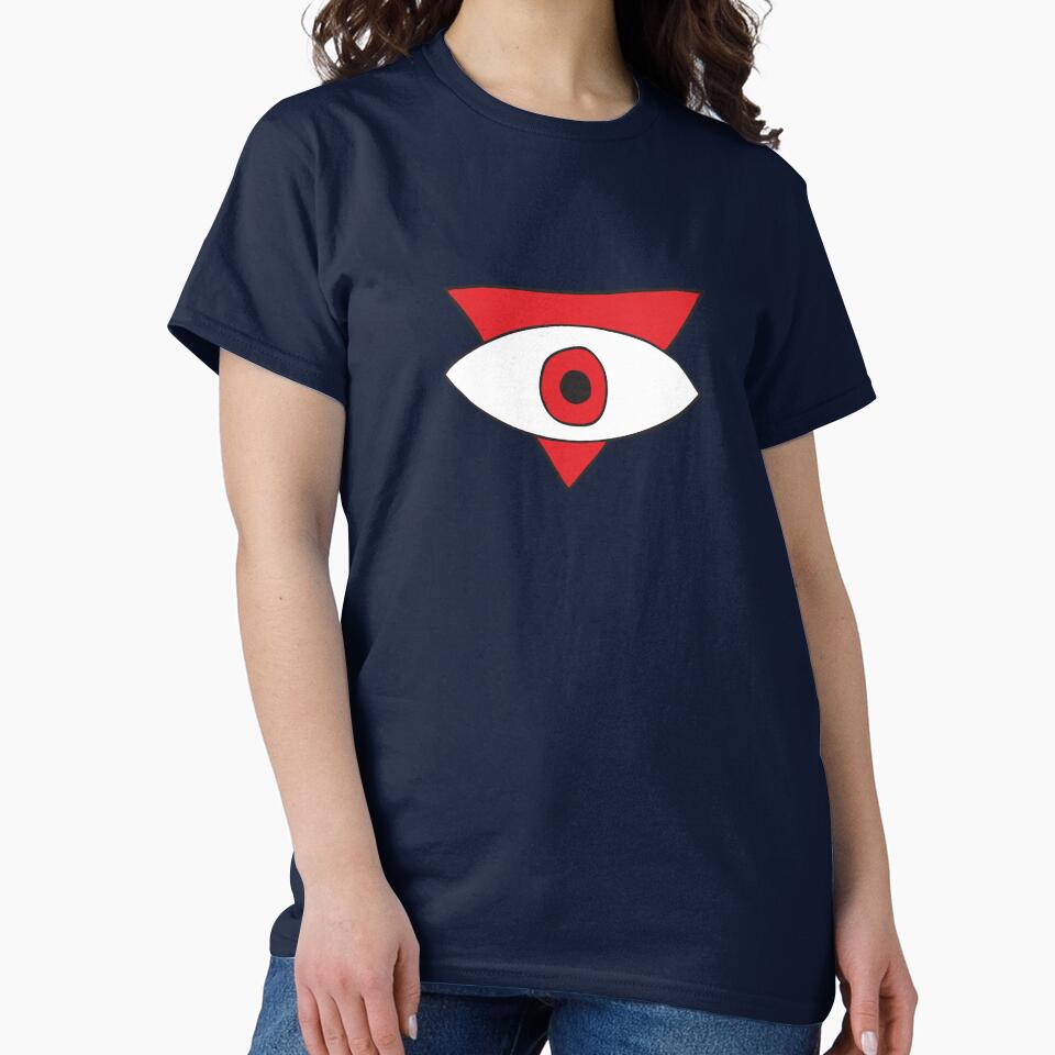 Red Evil Eye Triangle "Courage" by Mystikaa T-Shirts, Hoodie, Sweatshirt | BlankRebels.com (Image 2)