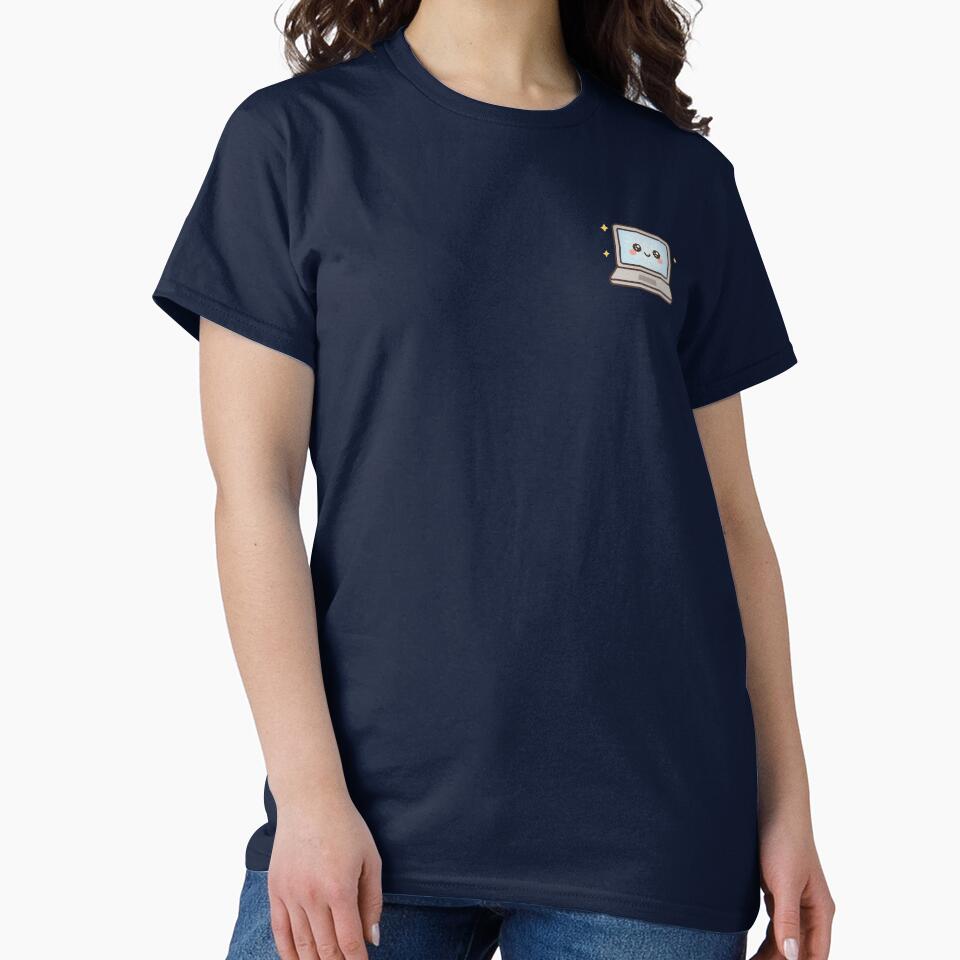 Kawaii Laptop – Cute Computer Chibi by Meow-WoofDesign T-Shirts, Hoodie, Sweatshirt | BlankRebels.com (Image 2)