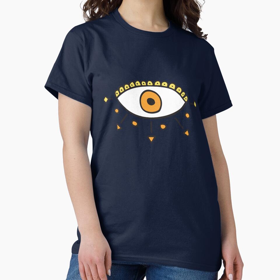 Orange Evil Eye Royal "Happiness" by Mystikaa T-Shirts, Hoodie, Sweatshirt | BlankRebels.com (Image 2)