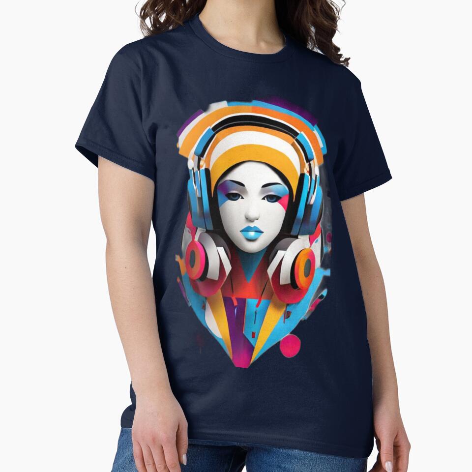Turntable Wizardry: Mystical DJ Conductor Tee by NEWFASHION90 Hoodie, Sweatshirt | BlankRebels.com (Image 2)