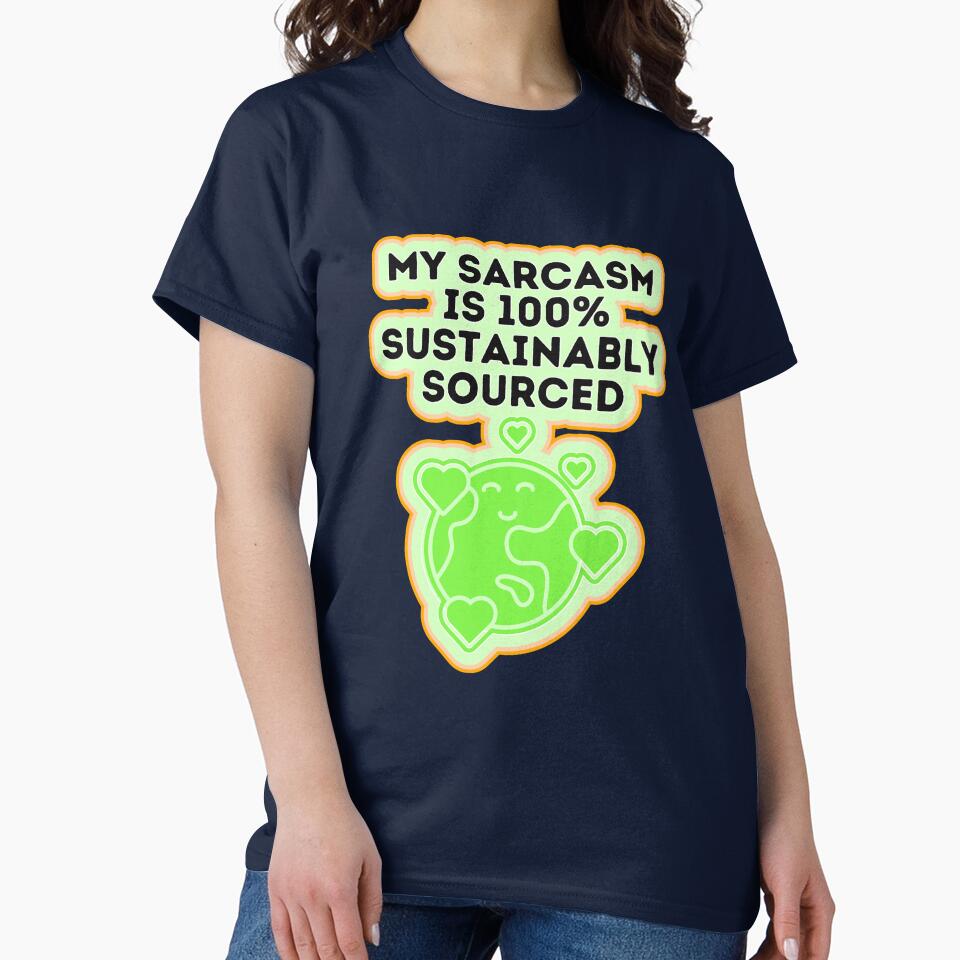 Awesome Sarcasm 70s Style Sarcastic Person by Renata Illustrata T-Shirts, Hoodie, Sweatshirt | BlankRebels.com (Image 2)