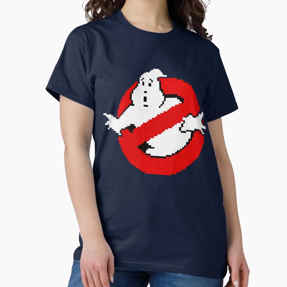 Ghostbusters pixel art by DaLo16 T-Shirts, Hoodie, Sweatshirt | BlankRebels.com (Image 2)