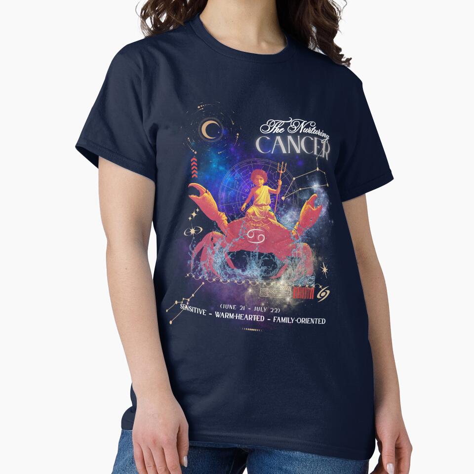 Cancer Zodiac Sign vintage by TaiyoDigital36 T-Shirts, Hoodie, Sweatshirt | BlankRebels.com (Image 2)