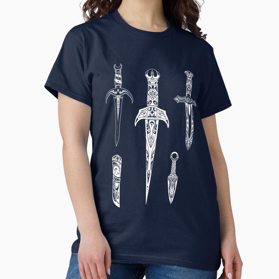 Ornamental Weapons - white by BrighidAine Art T-Shirts, Hoodie, Sweatshirt | BlankRebels.com (Image 2)