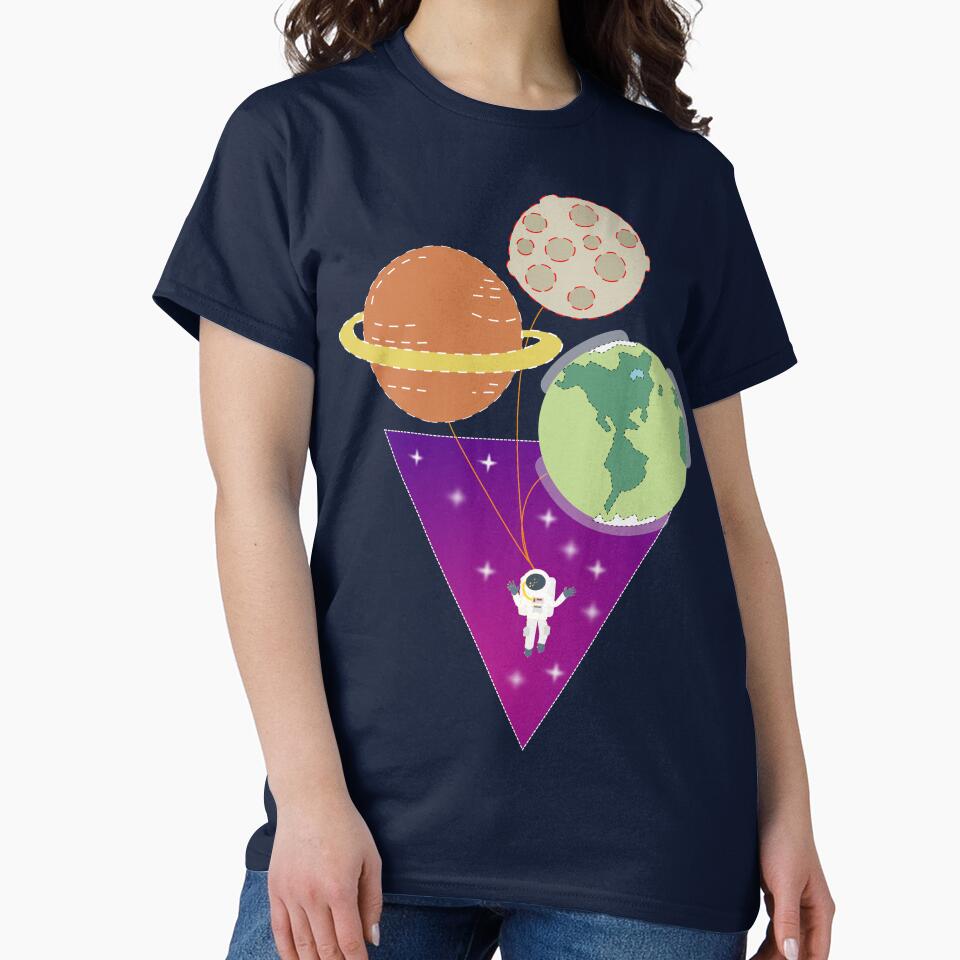 Balloon Spaceman by jaml-12 T-Shirts, Hoodie, Sweatshirt | BlankRebels.com (Image 2)
