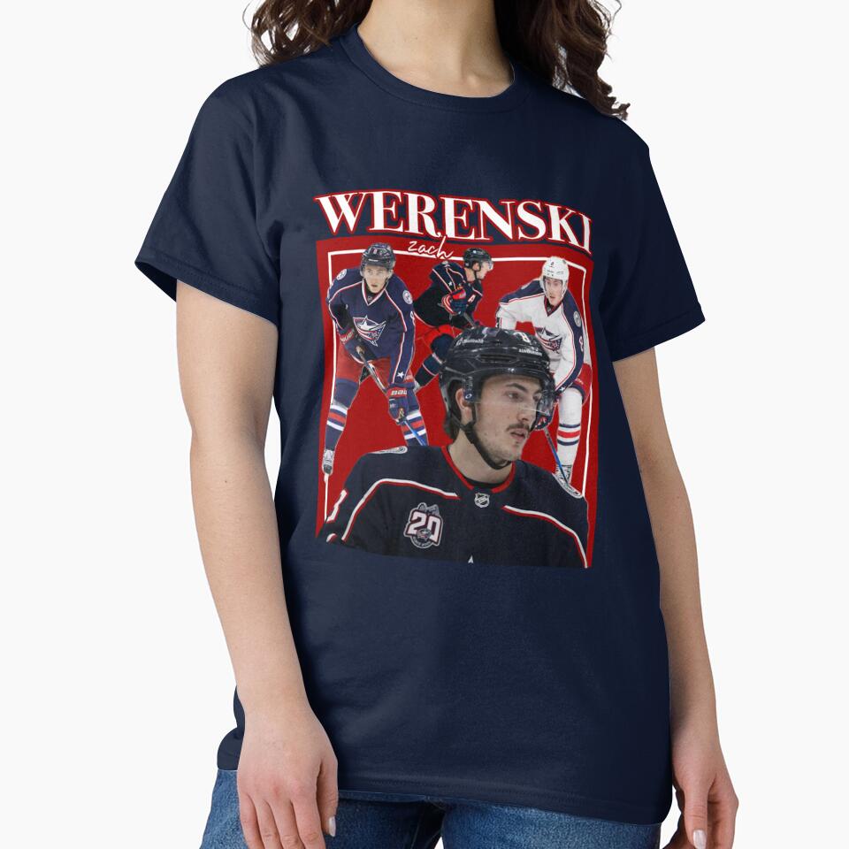 zach werenski retro design by aksav