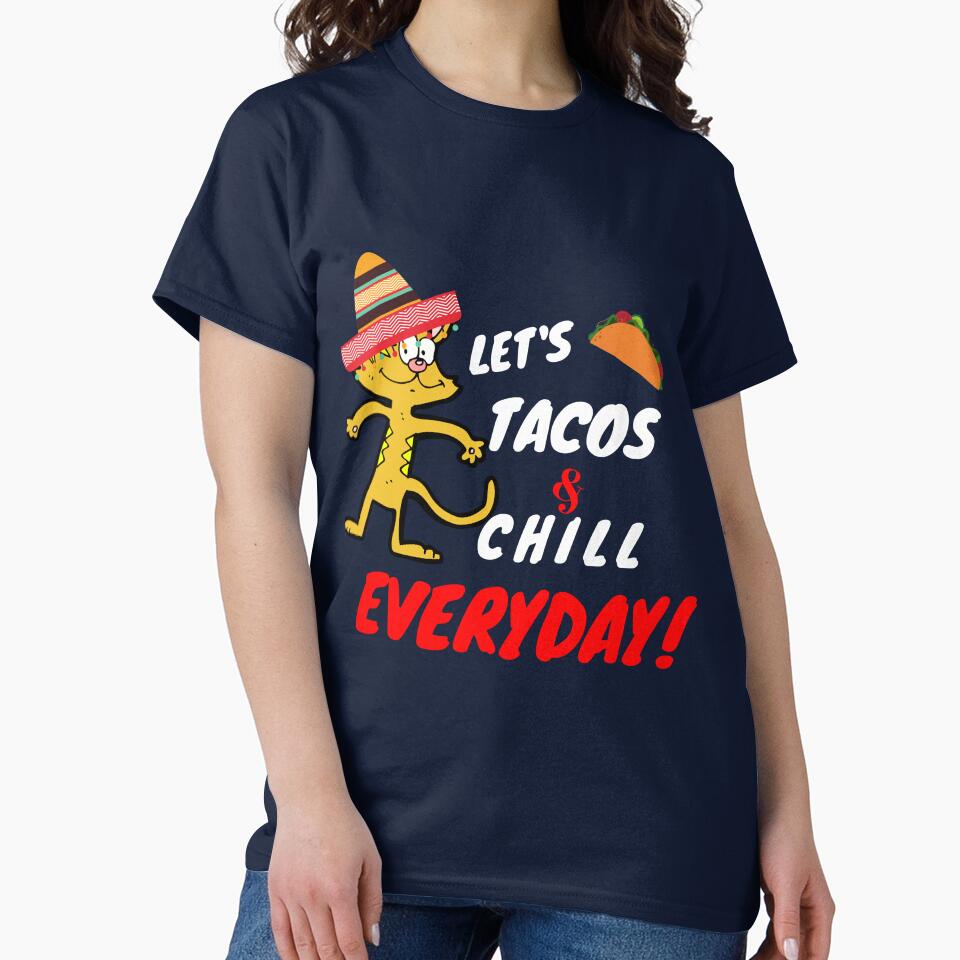Funny Mexican Cat Tacos Everyday Shirt by patricke116 Hoodie, Sweatshirt | BlankRebels.com (Image 2)