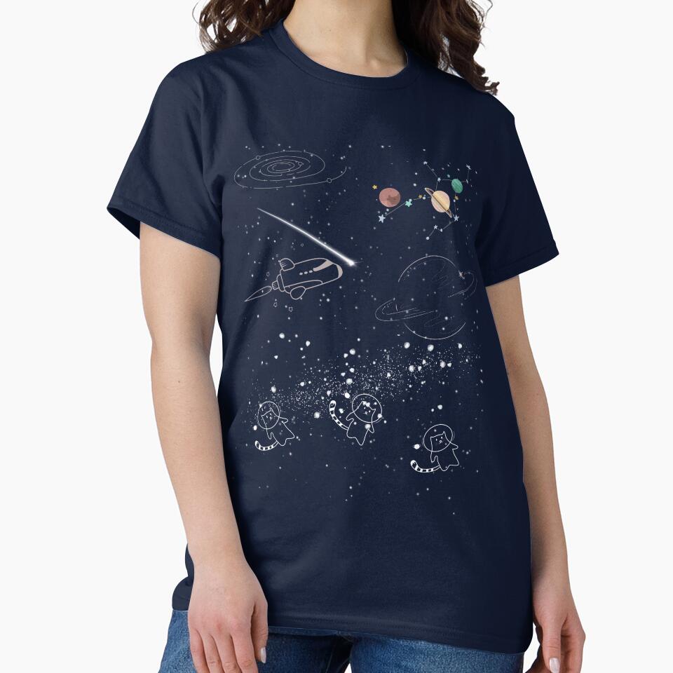 Space cat by Graphic RT  designer T-Shirts, Hoodie, Sweatshirt | BlankRebels.com (Image 2)