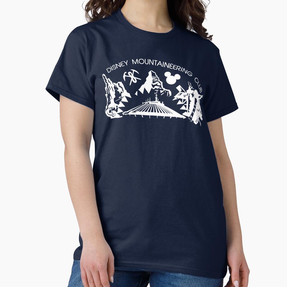 Big Thunder / Matterhorn / Space / Splash Mountain Mountaineering Club (light) by kruk T-Shirts, Hoodie, Sweatshirt (Image 2)