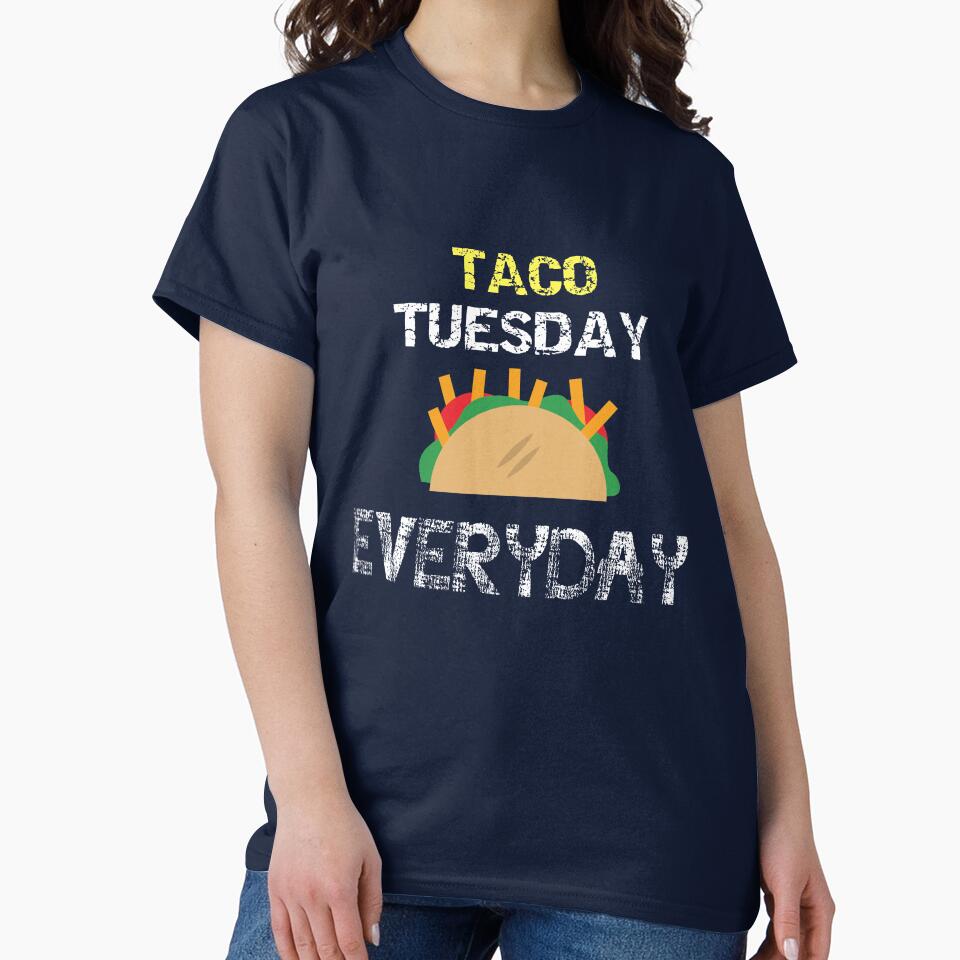 Taco Tuesday Everyday Party Taco Shirt by DNH Threads Hoodie, Sweatshirt | BlankRebels.com (Image 2)