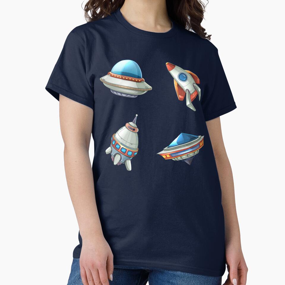 Vintage ufo rocket starter pack by ALIENATIVED T-Shirts, Hoodie, Sweatshirt | BlankRebels.com (Image 2)
