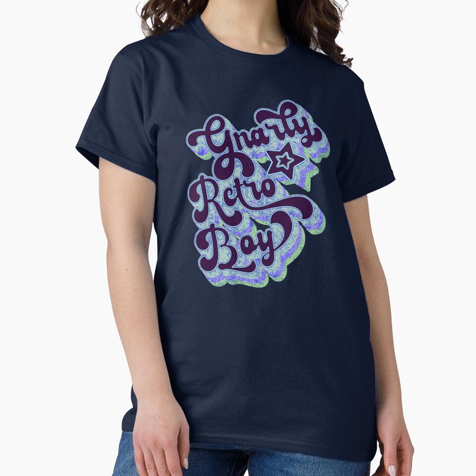 Gnarly Retro Boy by CRHPOD20 T-Shirts, Hoodie, Sweatshirt | BlankRebels.com (Image 2)