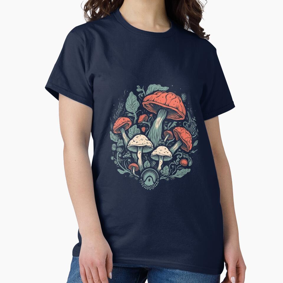 Patch of Mushrooms Transparent Design by UlDesigns T-Shirts, Hoodie, Sweatshirt | BlankRebels.com (Image 2)