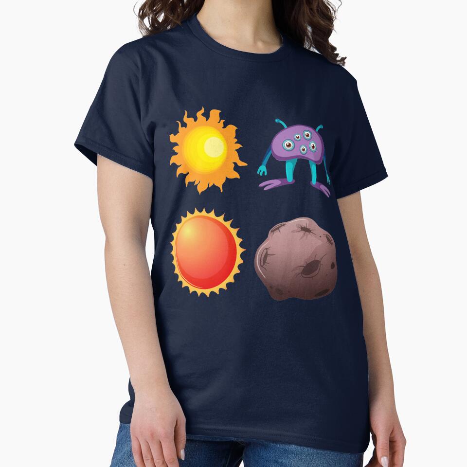 Sun Vintage Comet cosmic pattern space galaxy pack by ALIENATIVED T-Shirts, Hoodie, Sweatshirt | BlankRebels.com (Image 2)